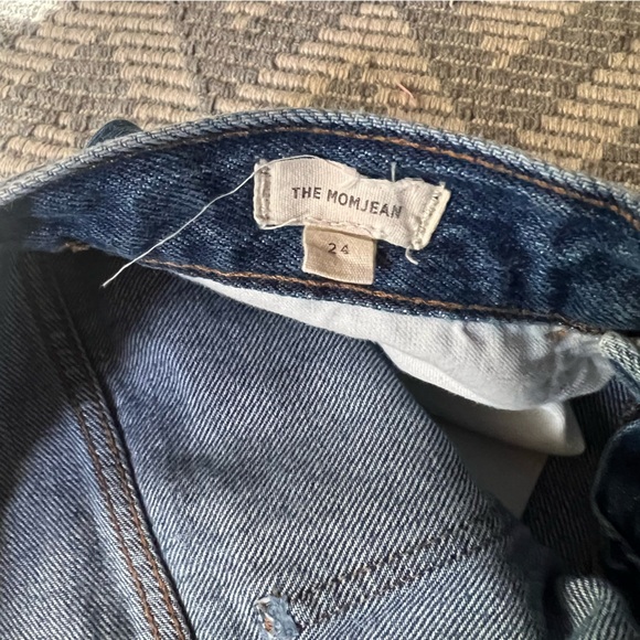 Madewell The Momjean in Downey Wash Woman’s Size 24 Denim 100% Cotton Casual - Picture 5 of 6